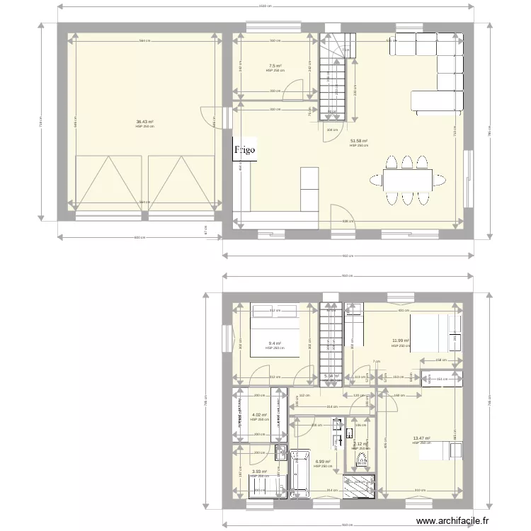 Fougeard Final. Plan de 