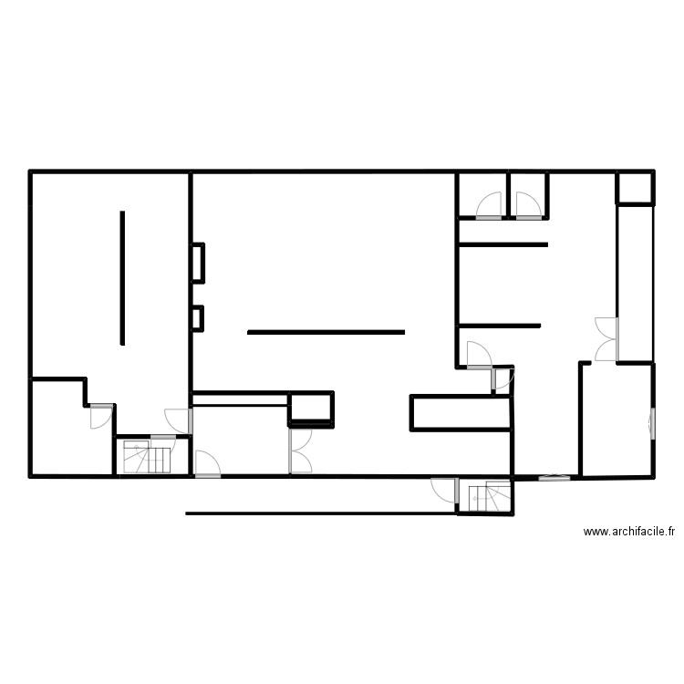 olivier. Plan de 11 pièces et 145 m2