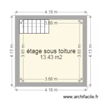Plan &eacute;tage sous toiture Etat des lieux