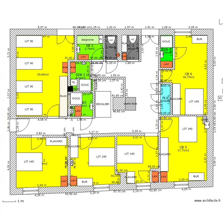 PALA ETAGE VERS 9 BIS 2. Plan de 0 pièce et 0 m2