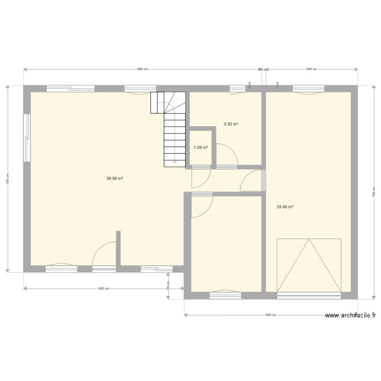 maison dimensions. Plan de 0 pièce et 0 m2