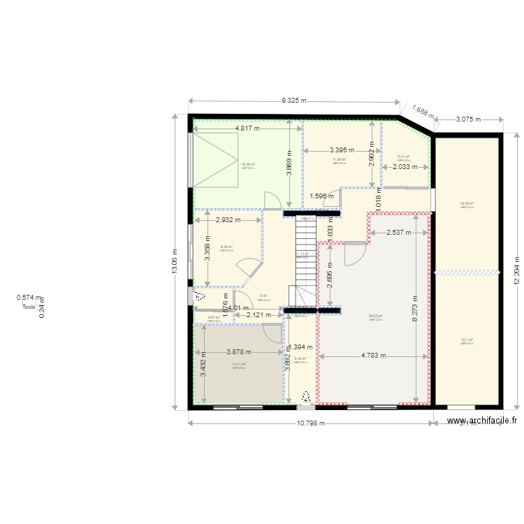 plan sous sol. Plan de 0 pièce et 0 m2