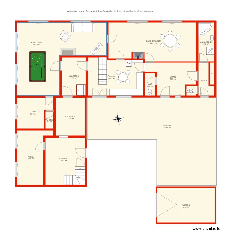 BI 2730 rdc non cöté. Plan de 0 pièce et 0 m2