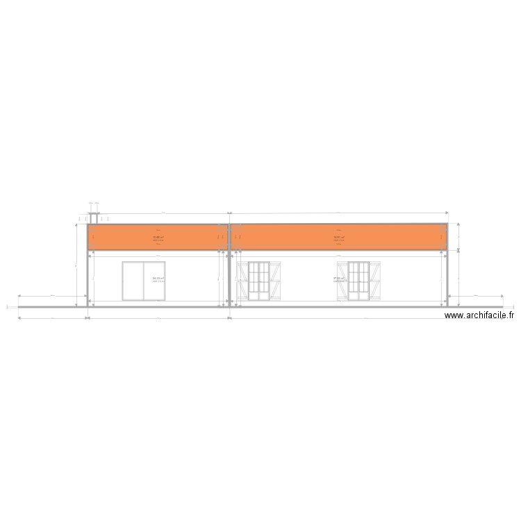 modif    maison gareoult  agrandissement  10 1010 sup et  cheminee. Plan de 0 pièce et 0 m2