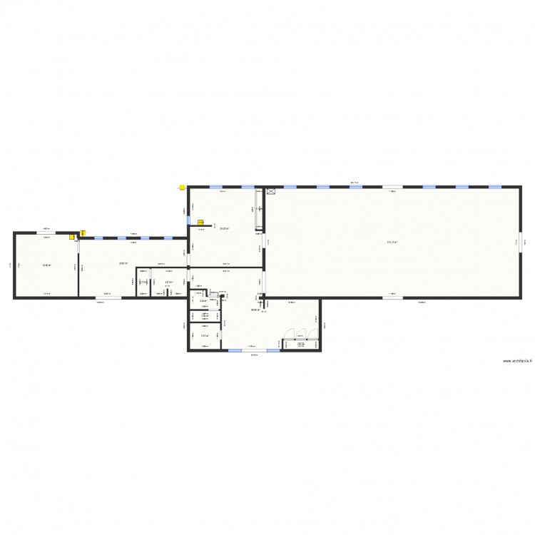 Salle de Courson. Plan de 0 pièce et 0 m2