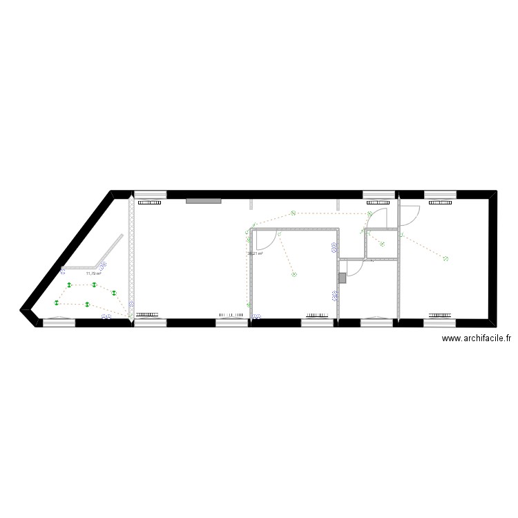 Plan Electricité 2D Laure . Plan de 0 pièce et 0 m2