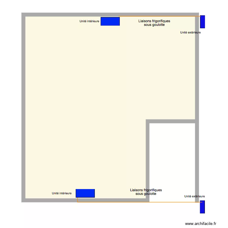TECHNAL PLAFONNIERS VARIANTE 1. Plan de 