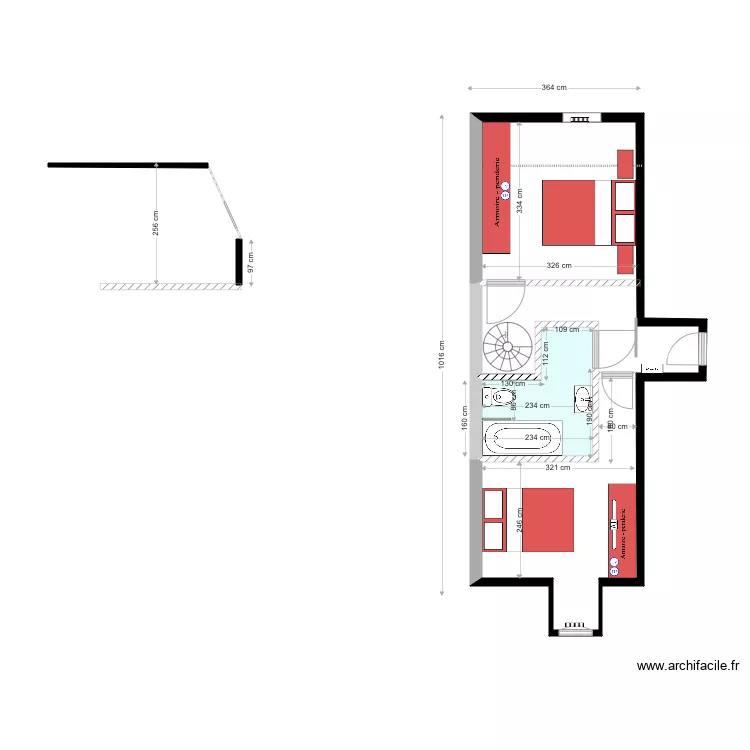 ALGRANGE sdb. Plan de 