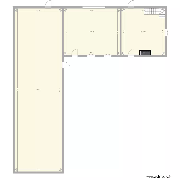 63001723 Maison et ecurie. Plan de 