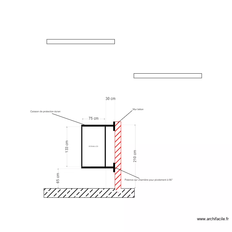 ECRAN CLERMONT. Plan de 