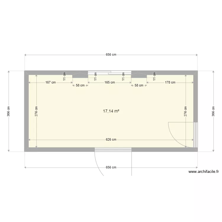 R&eacute;novation cuisine. Plan de 