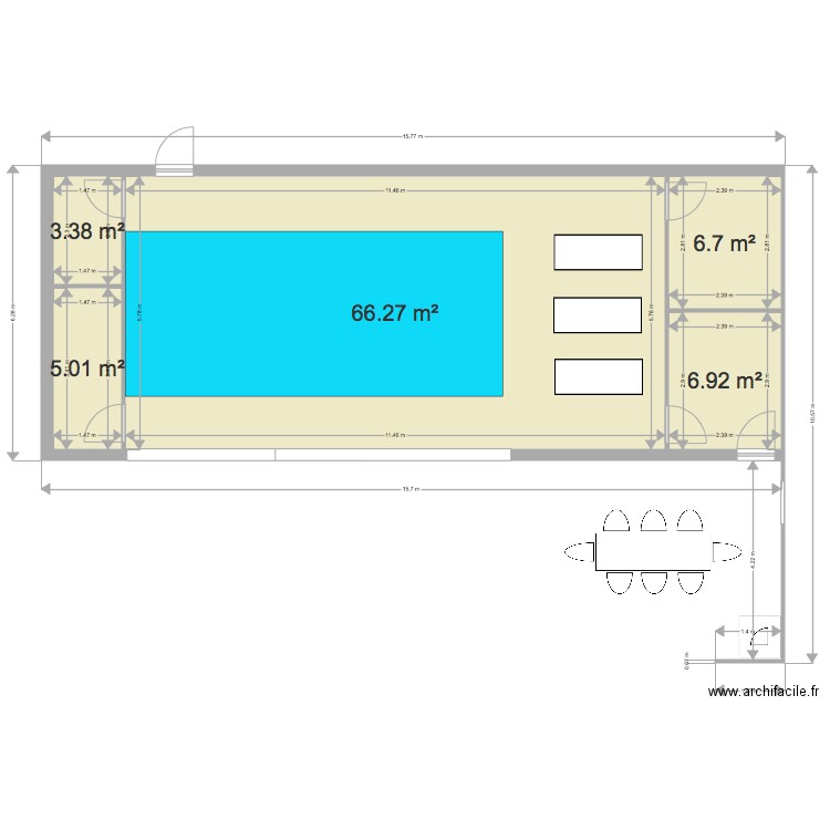 Piscine sologne. Plan de 0 pièce et 0 m2