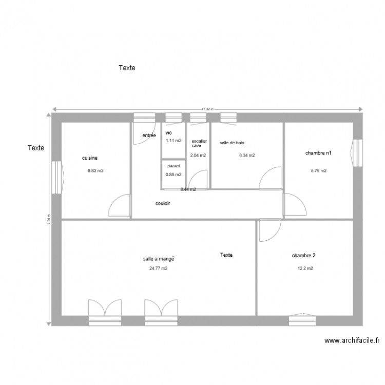 maison origine 2. Plan de 0 pièce et 0 m2