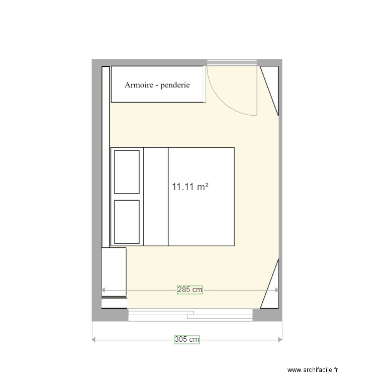 Rénovation SDB 2. Plan de 1 pièce et 11 m2