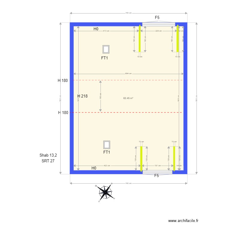 Rodriguez etage 2. Plan de 0 pièce et 0 m2