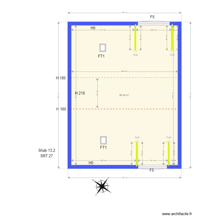 Rodriguez etage 2. Plan de 