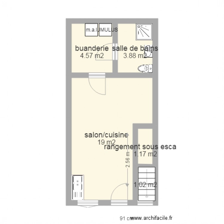 soubiran RDC nouveau rdc final3. Plan de 0 pièce et 0 m2