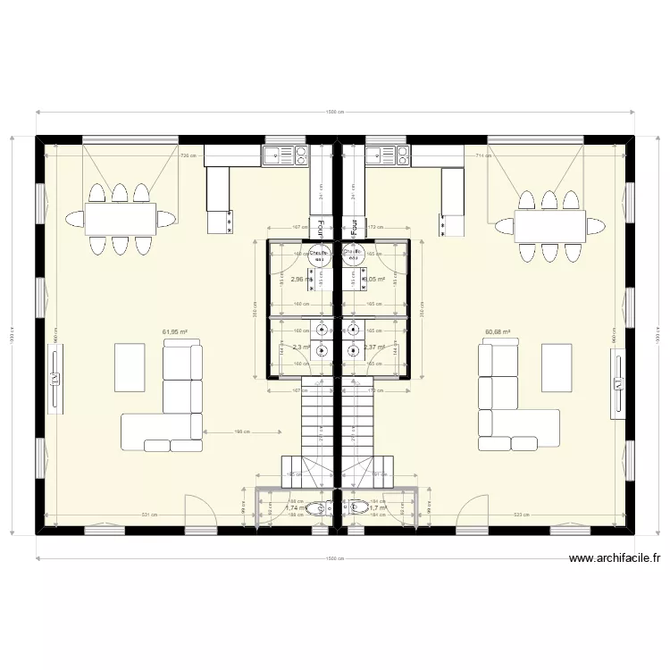 maison Quissac. Plan de 