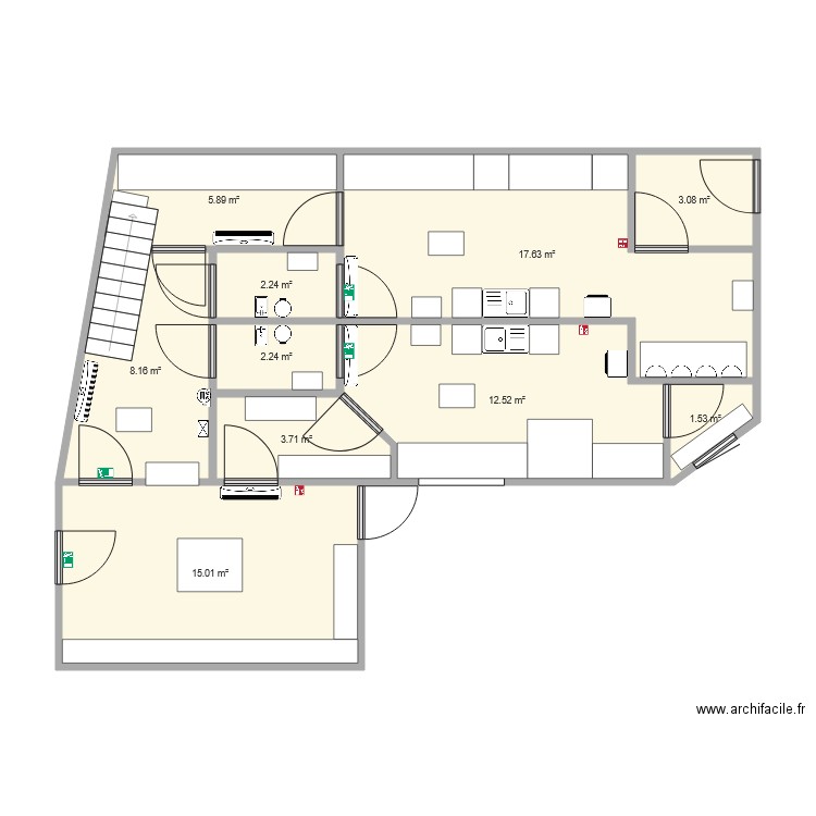 cdc v3. Plan de 0 pièce et 0 m2