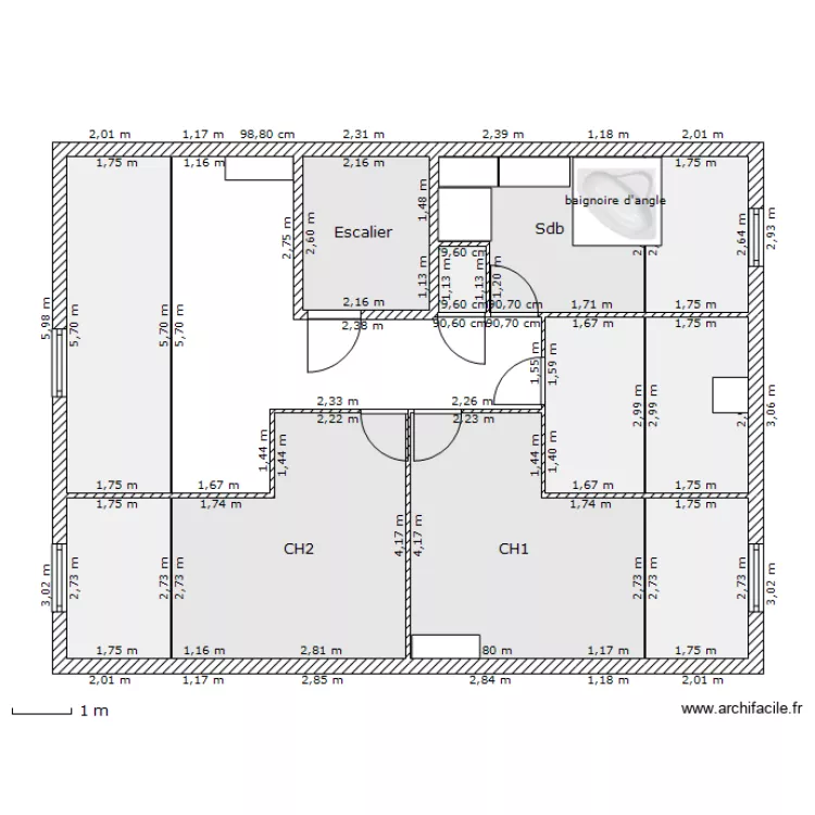 Combles 8. Plan de 