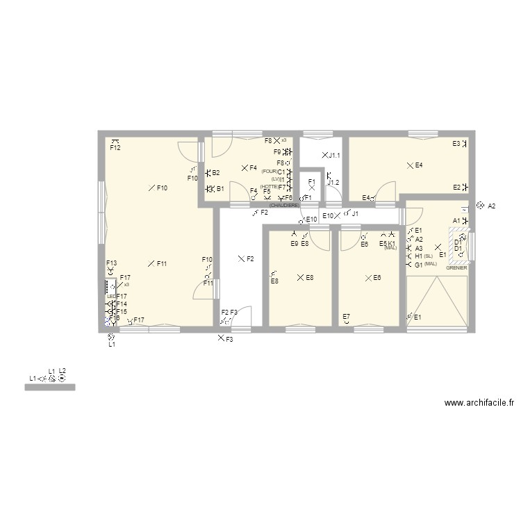 Implantation Burdinne2. Plan de 0 pièce et 0 m2