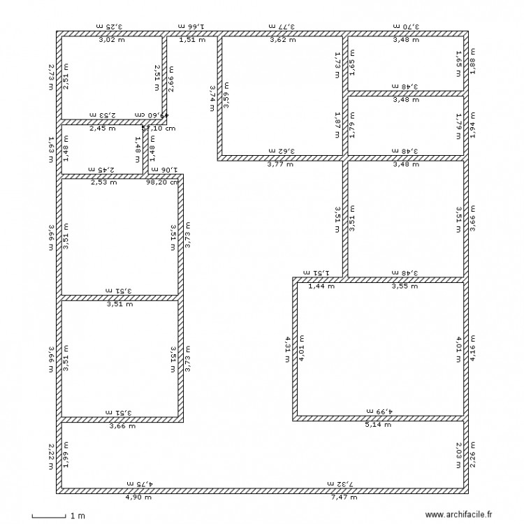 rhaune1. Plan de 0 pièce et 0 m2