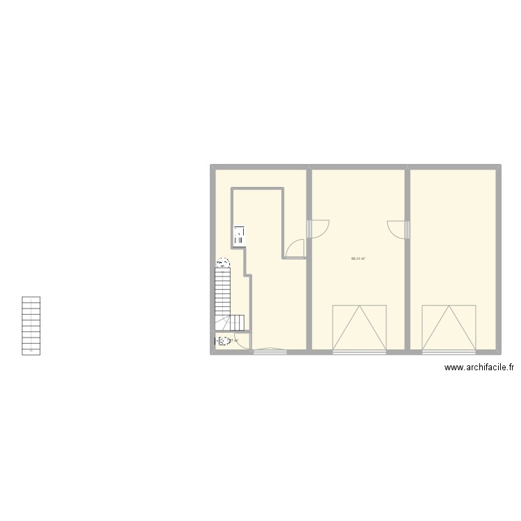  garage. Plan de 0 pièce et 0 m2