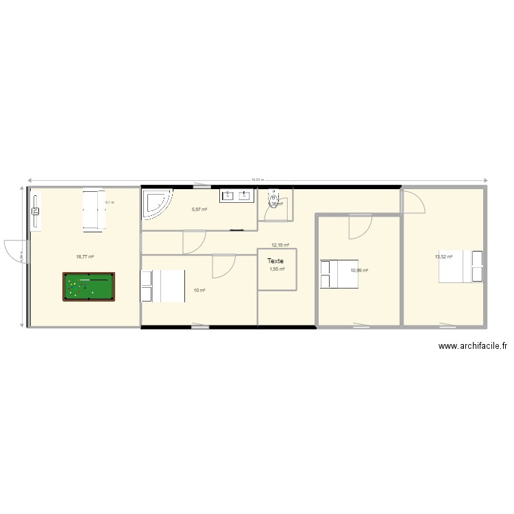 flo. Plan de 0 pièce et 0 m2