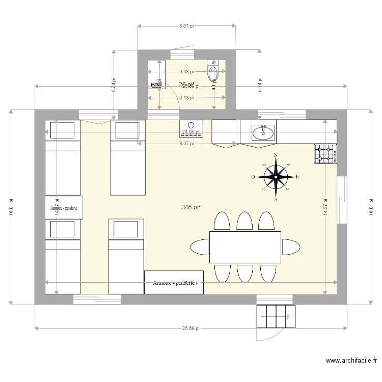 camp chasse. Plan de 0 pièce et 0 m2