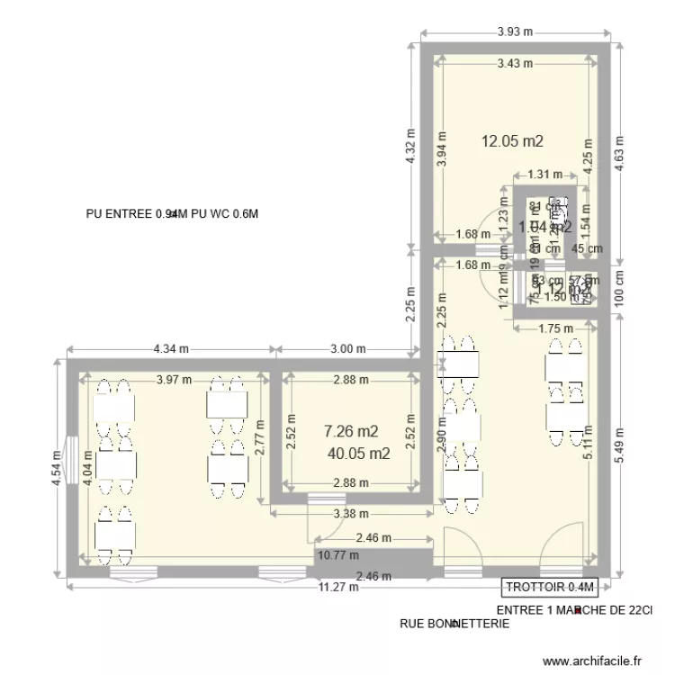 LE DIFFERENTB. Plan de LE DIFFERENTB. Plan de