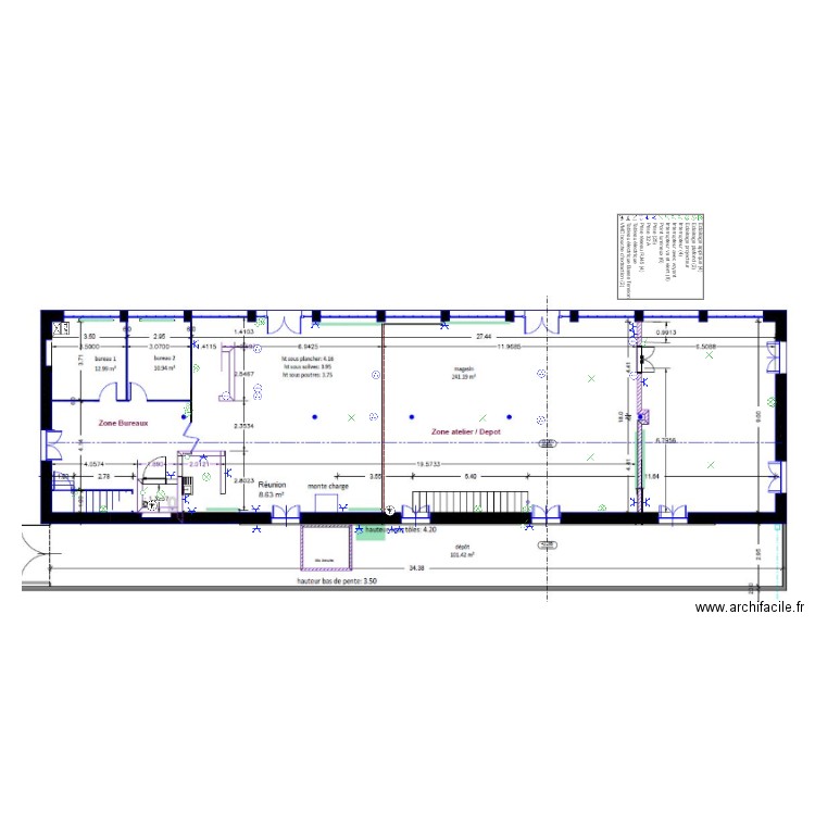 elec mercorne RDC. Plan de 0 pièce et 0 m2