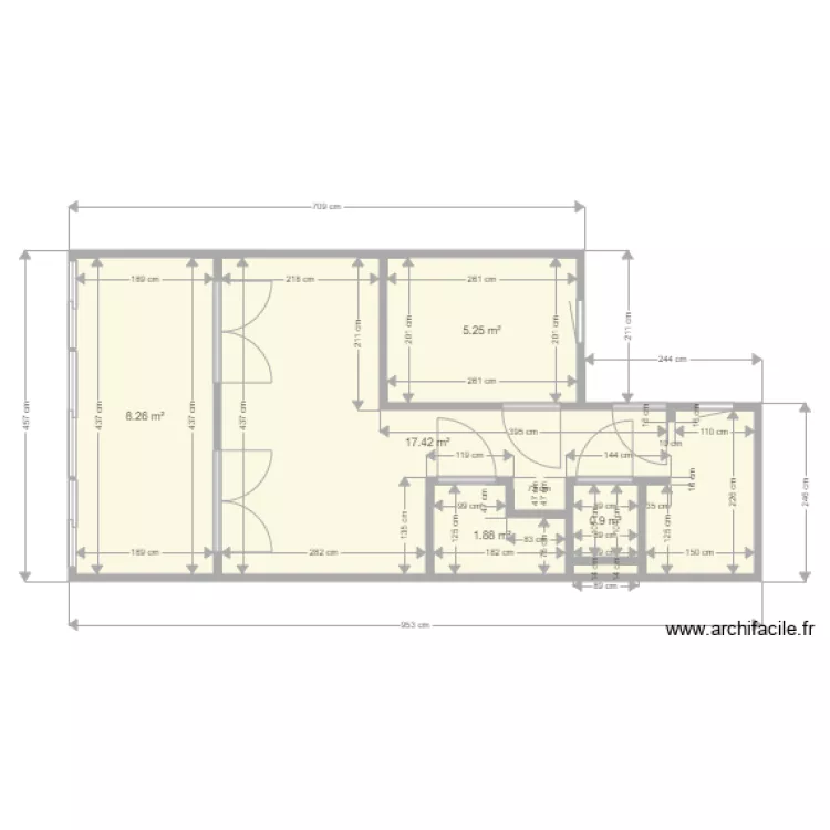 APPART BALARUC 2. Plan de APPART BALARUC 2. Plan de
