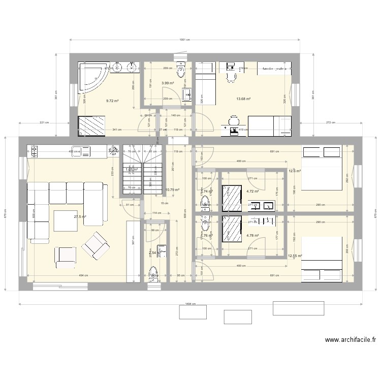 nouv 1 1. Plan de 0 pièce et 0 m2