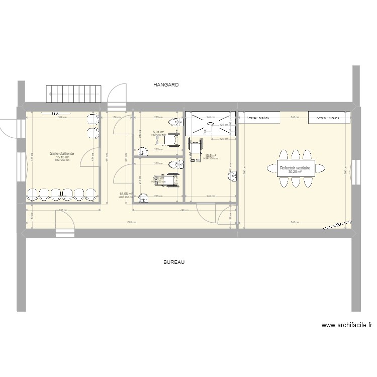 FROMAGER. Plan de 6 pièces et 85 m2