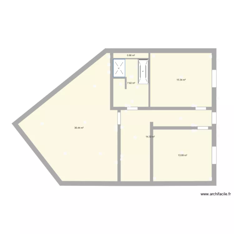 Niveau 1 Côtes. Plan de Niveau 1 Côtes. Plan de