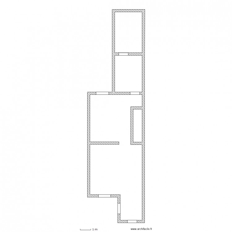 bois d haine existant. Plan de 0 pièce et 0 m2