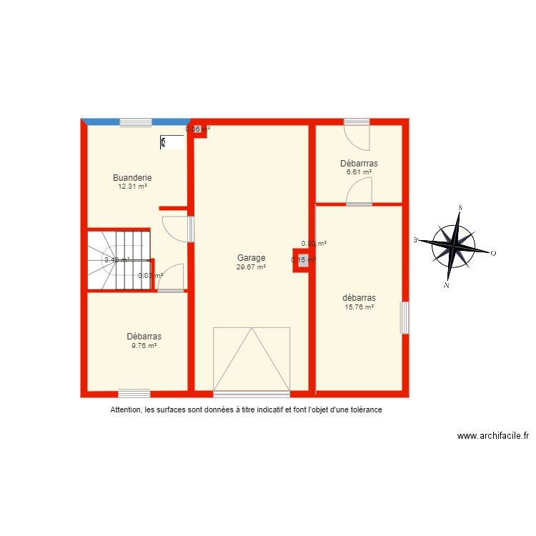 BI 5063 Sous sol non côté. Plan de 0 pièce et 0 m2