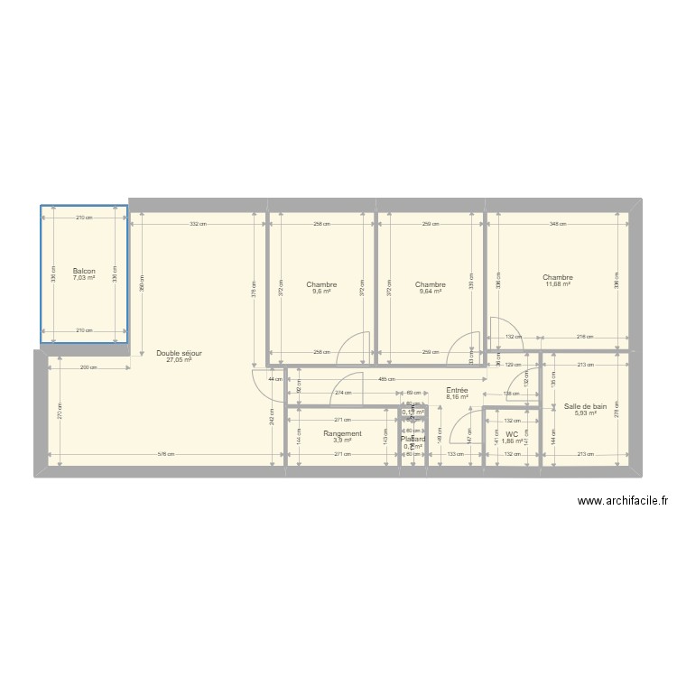 Appart T4 jerem. Plan de 0 pièce et 0 m2