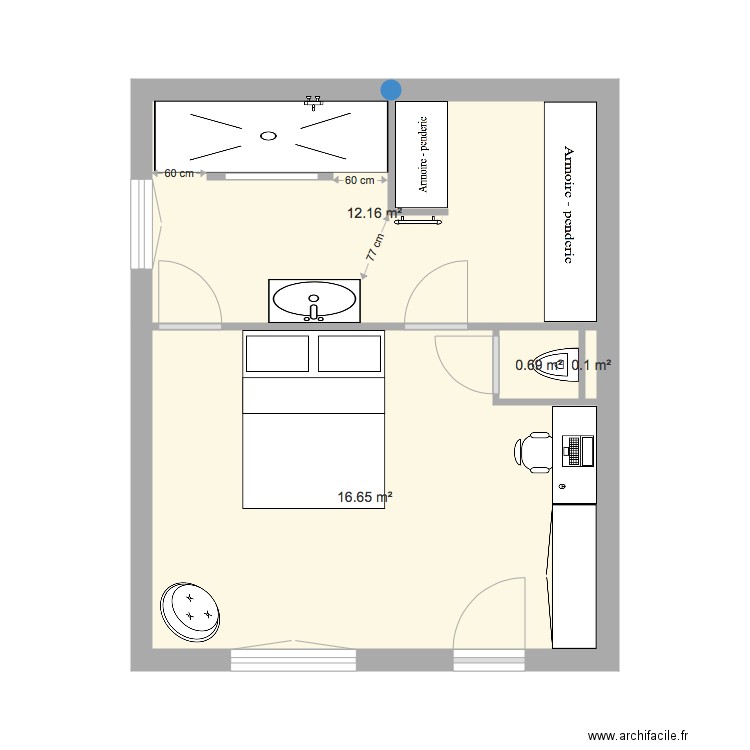 Projet Vallauris. Plan de 0 pièce et 0 m2