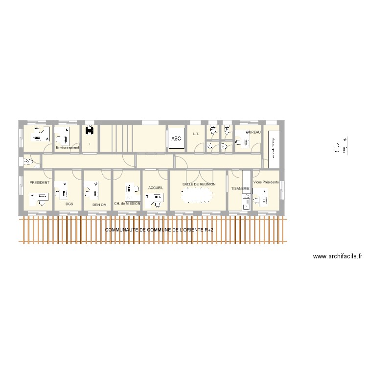 PÔLE ADMINISTRATIF COMCOM. Plan de 0 pièce et 0 m2