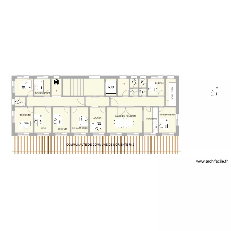 P&Ocirc;LE ADMINISTRATIF COMCOM. Plan de 