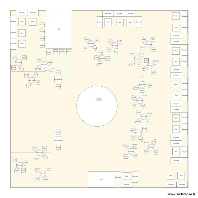 odeon plan 2D. Plan de 