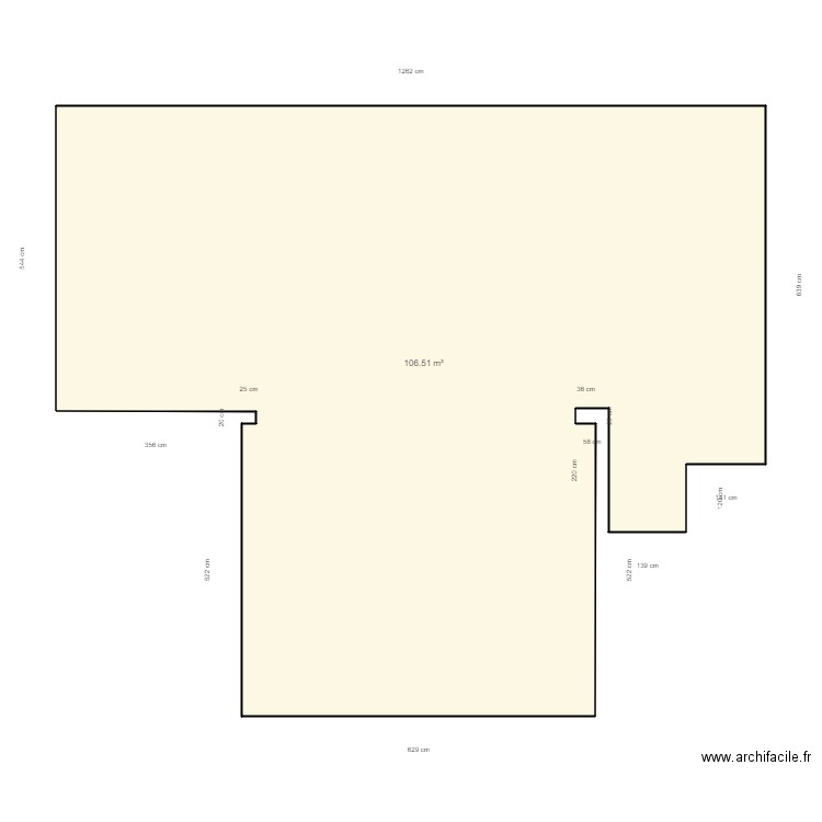 Colette Thuir Delahaye julien paysagiste . Plan de 1 pièce et 107 m2