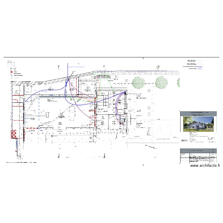 guyot passage EF-EC et resaclim et gaine tpc. Plan de 0 pièce et 0 m2