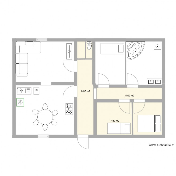 plan maison exercice. Plan de 0 pièce et 0 m2