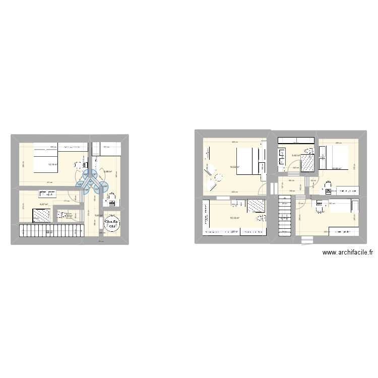 Nivillac etage. Plan de 0 pièce et 0 m2
