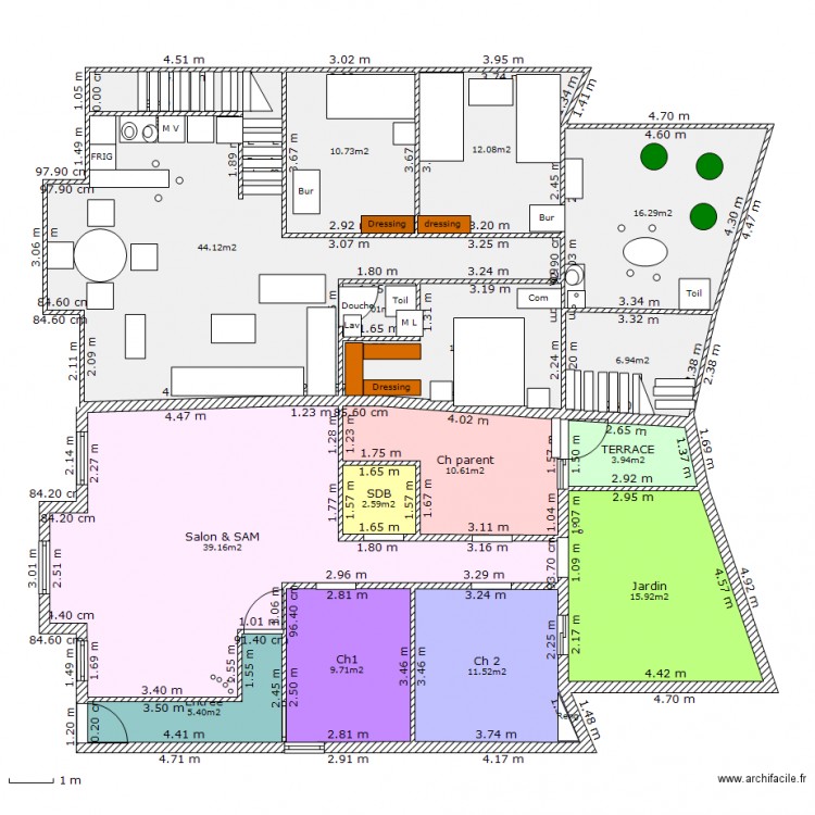 dernier plan A RETOUCHER. Plan de 0 pièce et 0 m2