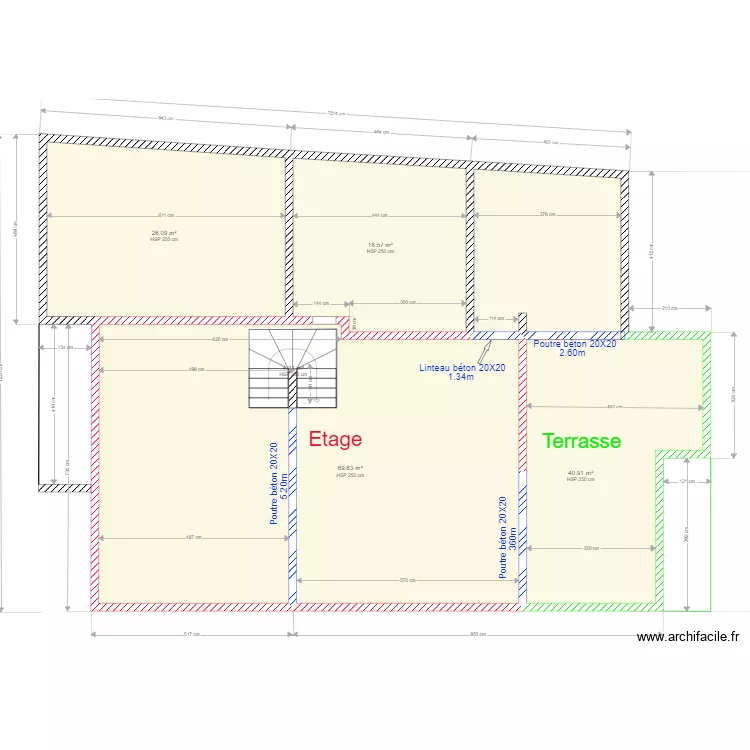  Rez de chauss&eacute;e . Plan de 