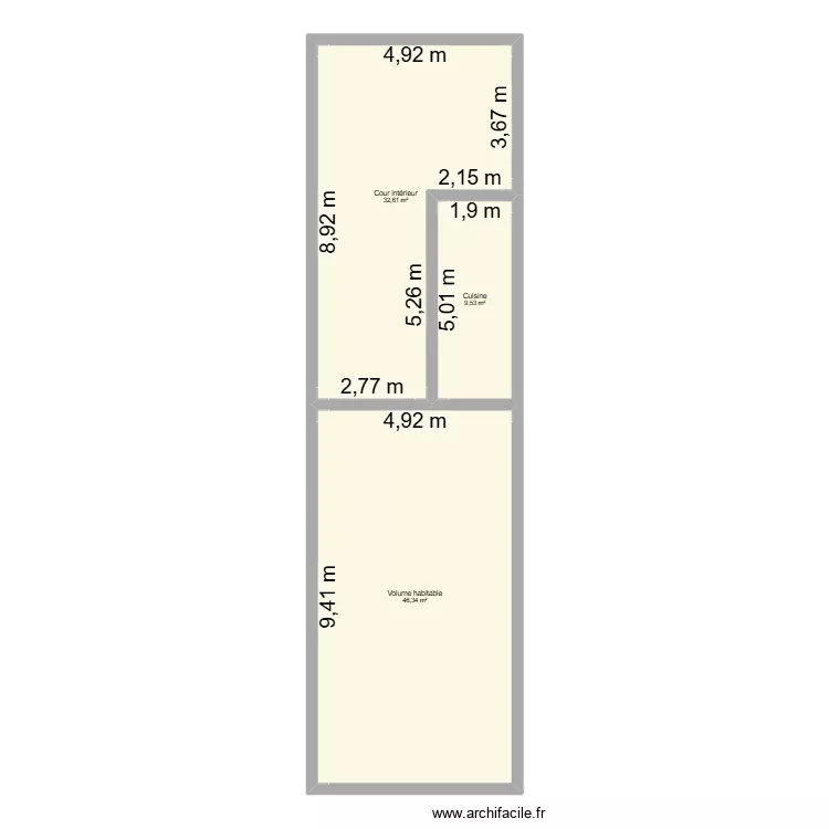 Dossier Dagneaux. Plan de 