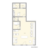 Plan salon de coiffure